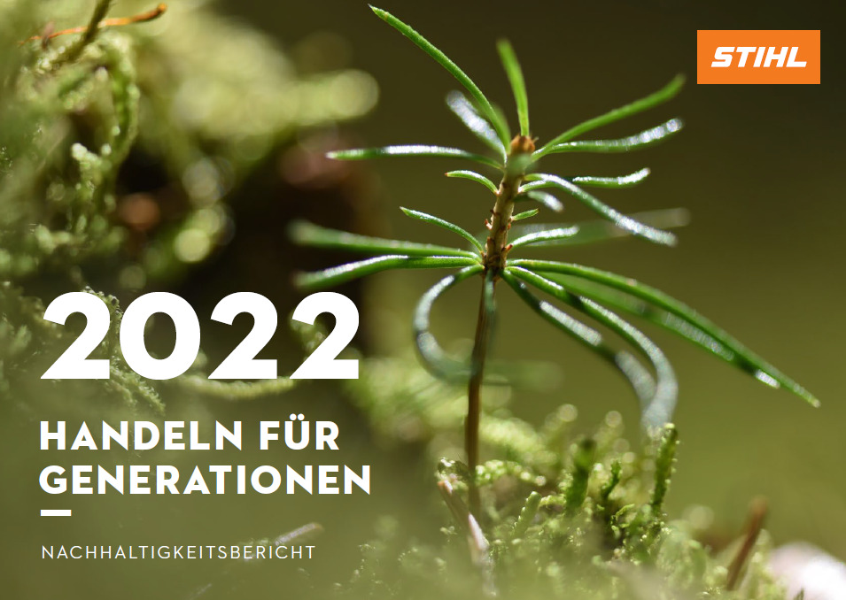 Imagem de título Relatório de Sustentabilidade STIHL 2022