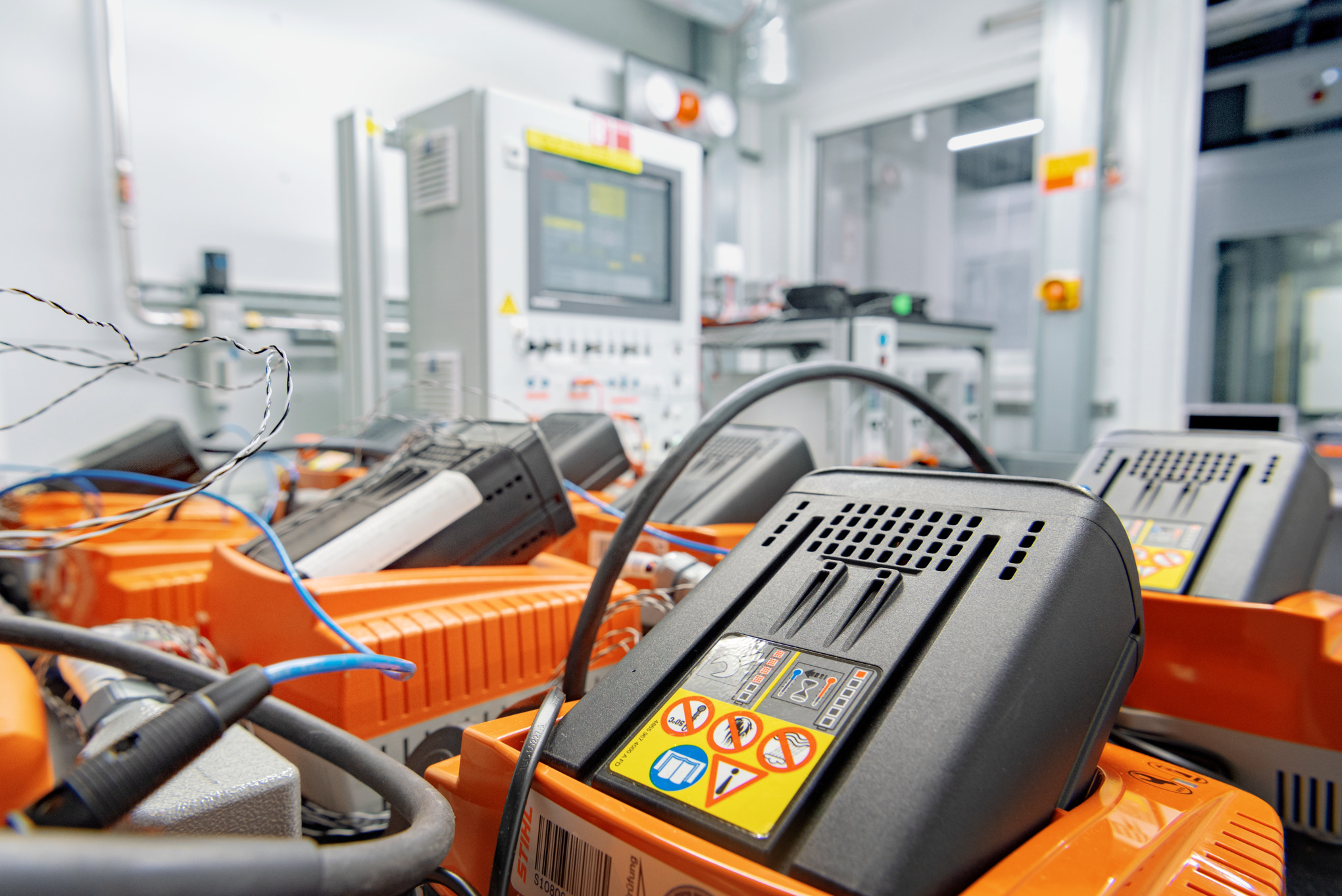 Impressões do desenvolvimento de baterias STIHL